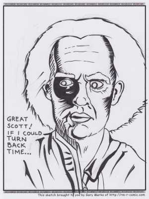 Remove R Comic (aka rm -r comic), by Gary Marks:If I could find a way 
Dialog: 
I'd take back all the things that could hurt you, like the knives, swords, angry cats, you know, all the things. 
 
Panel 1 
Doc Brown: GREAT SCOTT! IF I COULD TURN BACK TIME... 