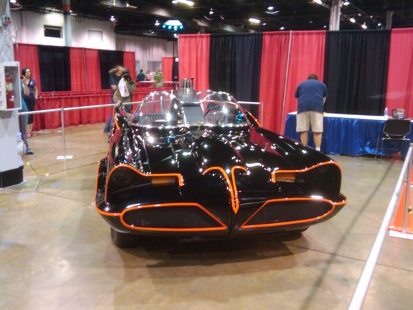 The batmobile at Wizard World, Comic Con Chicago