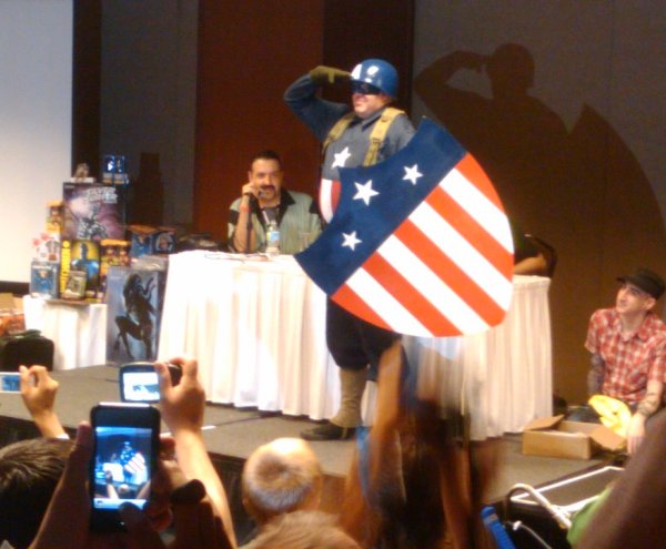 1940s Ultimate Captain America at ComicCon Chicago, costume contest 2010