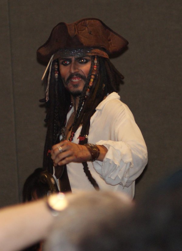 Captain Jack Sparrow at ComicCon Chicago, costume contest 2010