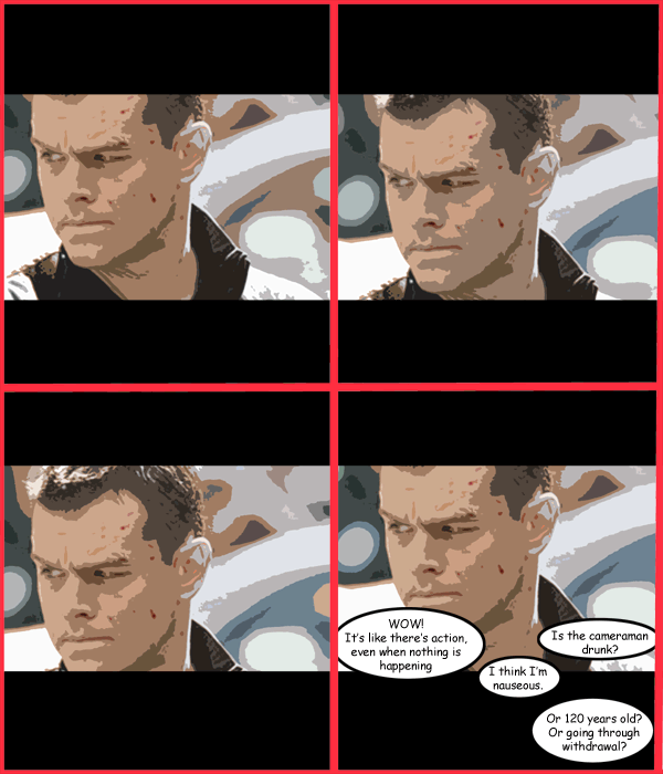 Remove R Comic (aka rm -r comic), by Gary Marks: Bouncing bad-ass Bourne